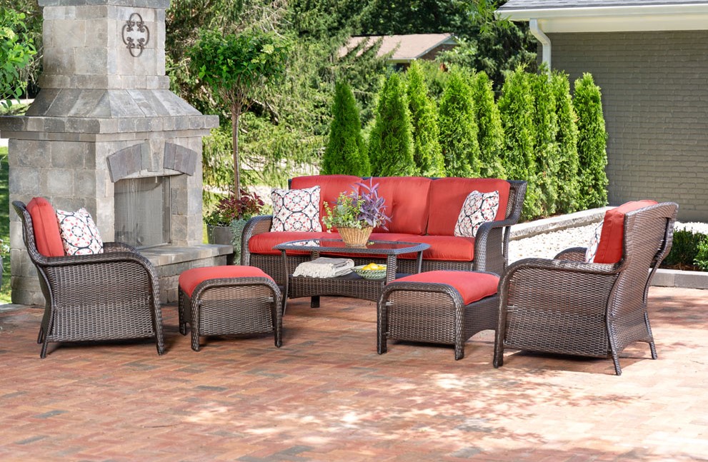 Strathmere 6-Piece Lounge Seating Patio Set